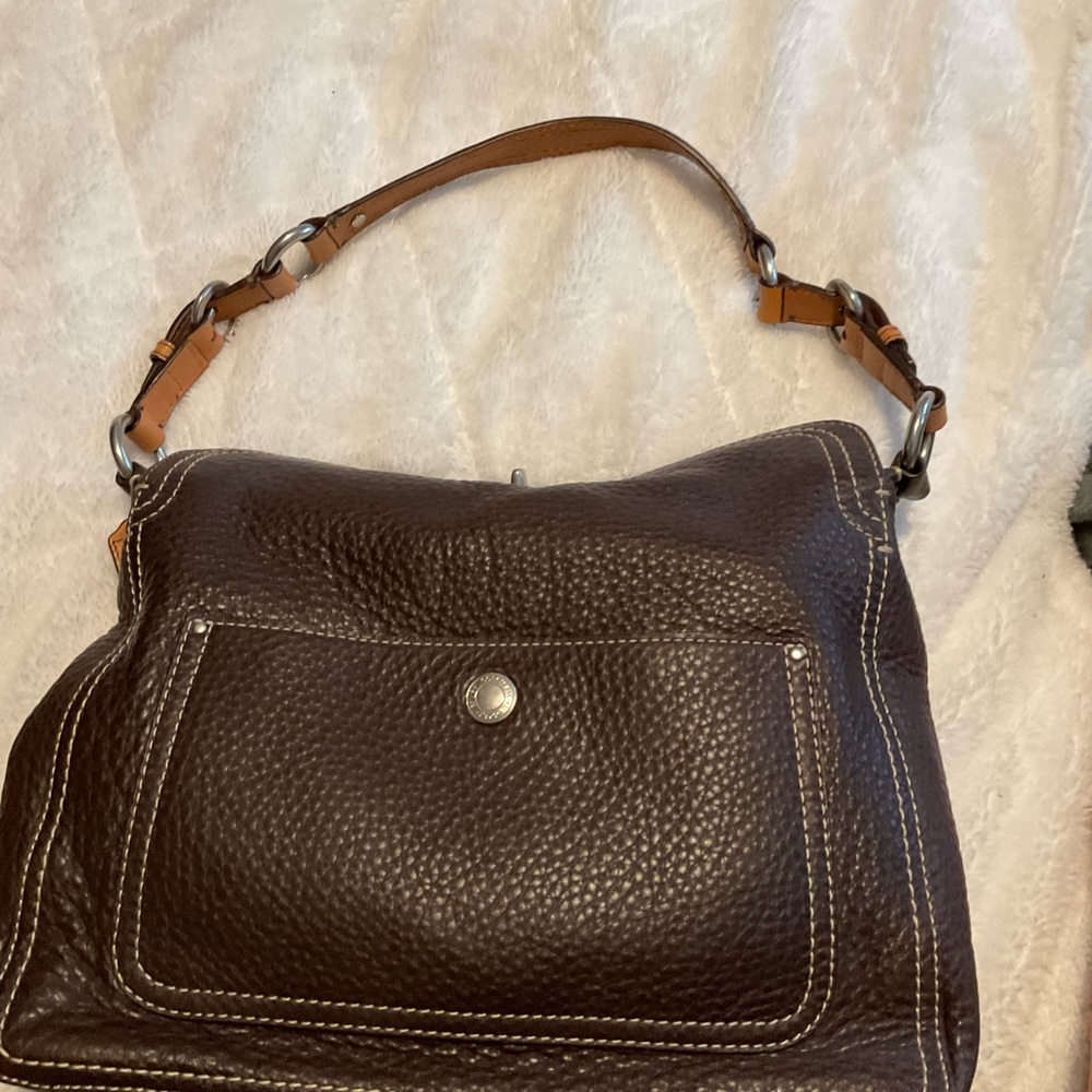 Coach Brown Leather Shoulder Bag